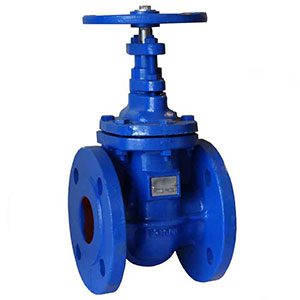 شیر فلکه کشویی چدنی: (Gate valve)